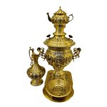 بهترین و خاص ترین سماور زغالی سماور زغالی قلم دست 7 لیتری سرویس کامل شکیل ترین قلم اصفهان نقش گل سماور سنگین طرح خاص